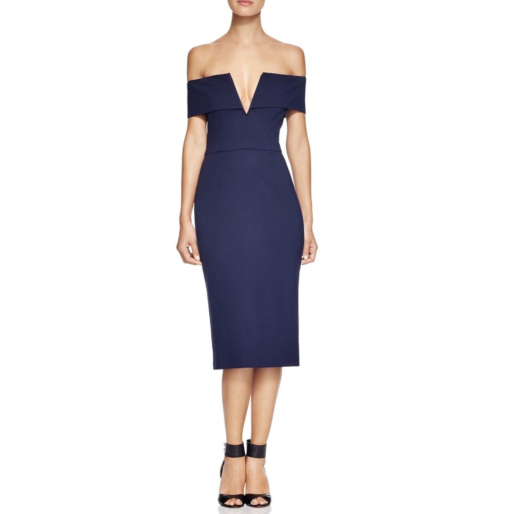 N / Nicholas Ponti Shoulder Band V Dress